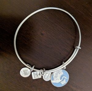 Alex and Ani Blue Stork Bracelet NWOT